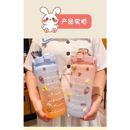 Botol minum Pastel 2 Liter - botol pastel motivasi - botol lucu - botol unik-8
