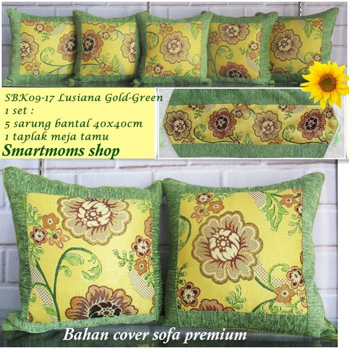 Promo SARUNG BANTAL KURSI SHABBY CHIC MINIMALIS TAMU MEWAH MALIKA COKLAT Berkualitas