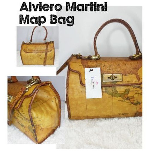 Alviero Martini Map Bag / Tas Peta