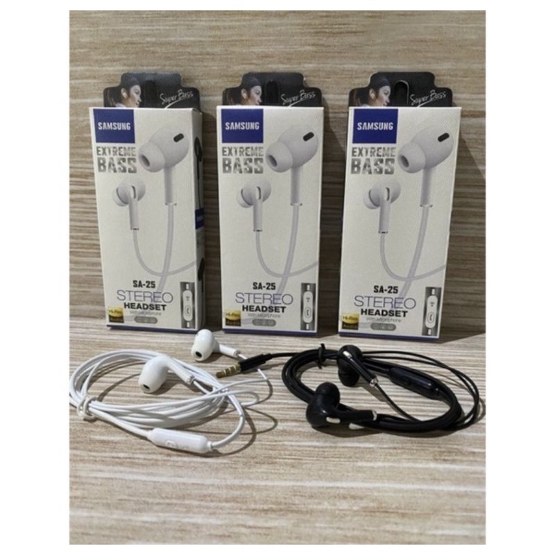 Headset Hansfree Earfone Samsung SA-25 Xtra Bass