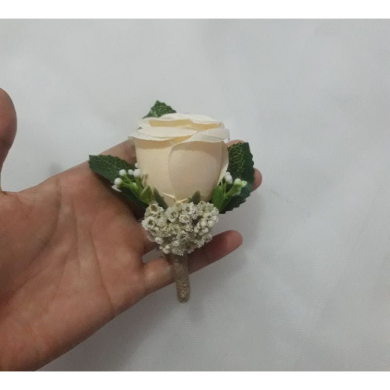 corsage korsase bunga dada jas bross pin panitia rustic wedding-Salem