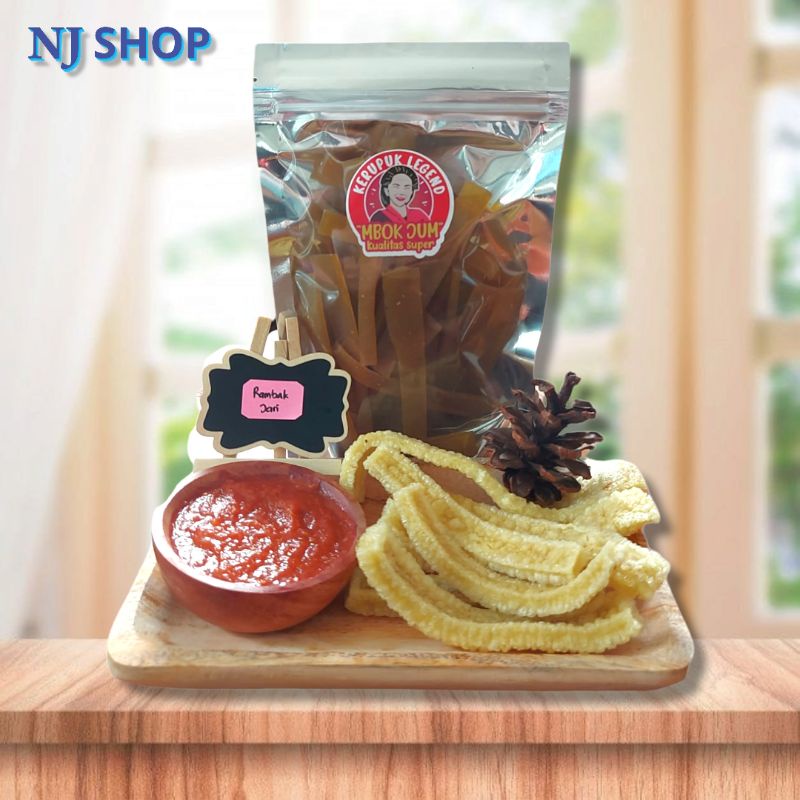 

[Variasi Kerupuk] - Kerupuk Mentah Rambak Jari / Rambak Stik Panjang