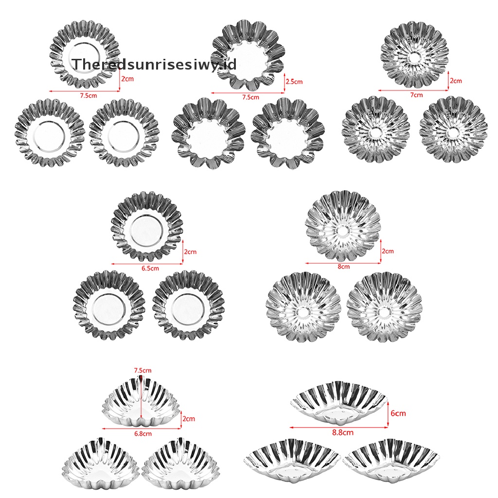 # Alat Rumah Tangga # 3pcs / set Cetakan Kue Bentuk Bunga Bahan Stainless Steel Dan Silikon