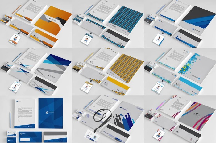 50 Corporate Identities Bundle- Photoshop &amp; Illustrator - Business Branding