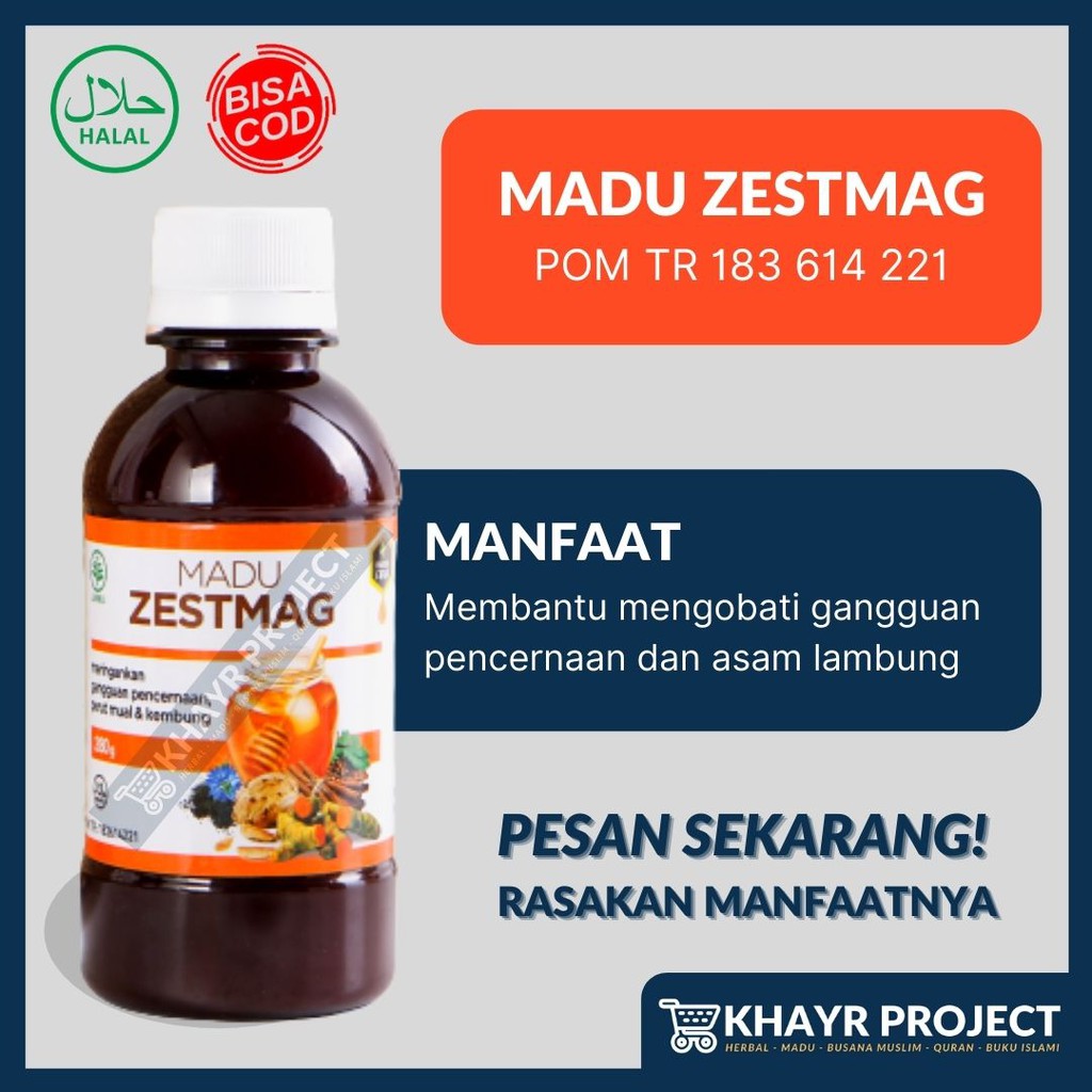 

Madu Zestmag Asli Obat Herbal Pencernaan Madu Herbal Asam Lambung Magh Gerg Akut