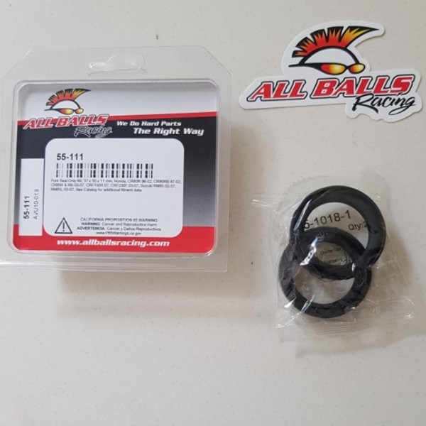 seal oli fork shock Honda CR 80 85 R CRF 150 R CRF 230  Suzuki RM 85 cc merk Alll Balls sepasang