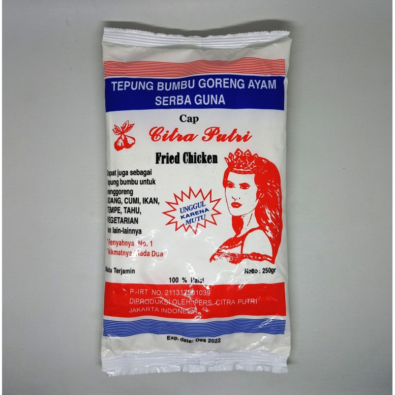 

tepung putri tepung bumbu goreng 250gr