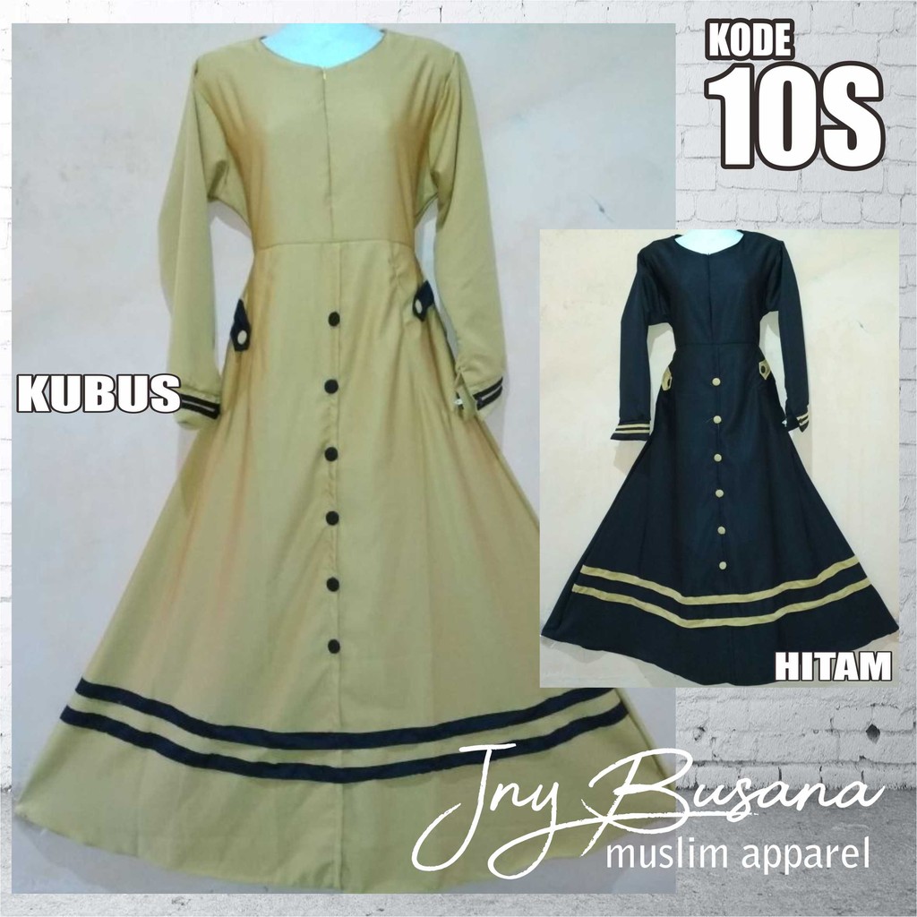 Baju Muslim Balotelli / Gamis / Dress / Party Dress / Long Dress / Gamis Syar'i / Kode 10S
