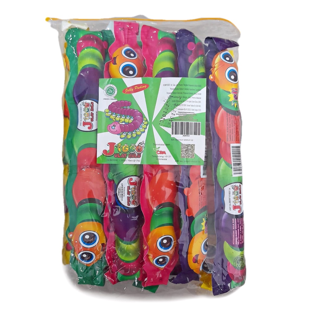 

Jiggo Jelly Puding Gambar Ulat Bulu - Isi 10 pcs