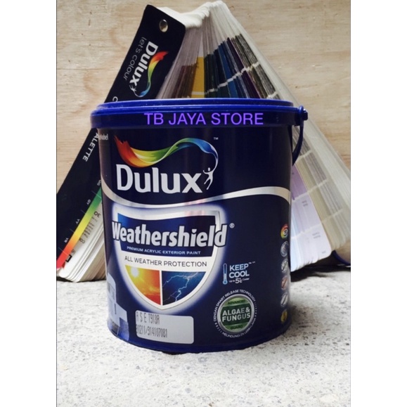 CAT DULUX WEATHERSHIELD CAT TEMBOK 44171 BUTTERNUT 2.5L