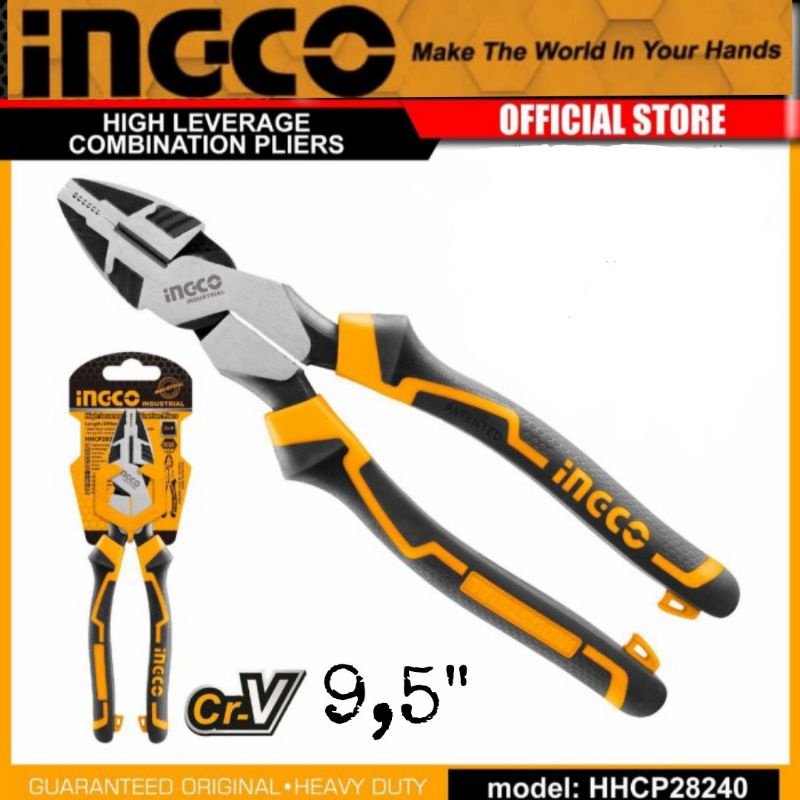 INGCO Tang Kombinasi Jumbo 9,5 Inch High Leverage HHCP28240