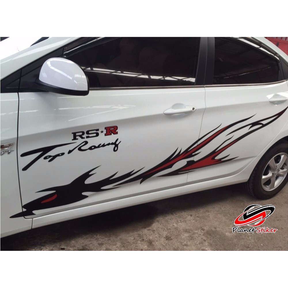 STIKER MOBIL KEREN CUTTING STICKER TOP RACING COCOK ALL SEDAN MURAH KUALITAS MEWAH Shopee Indonesia