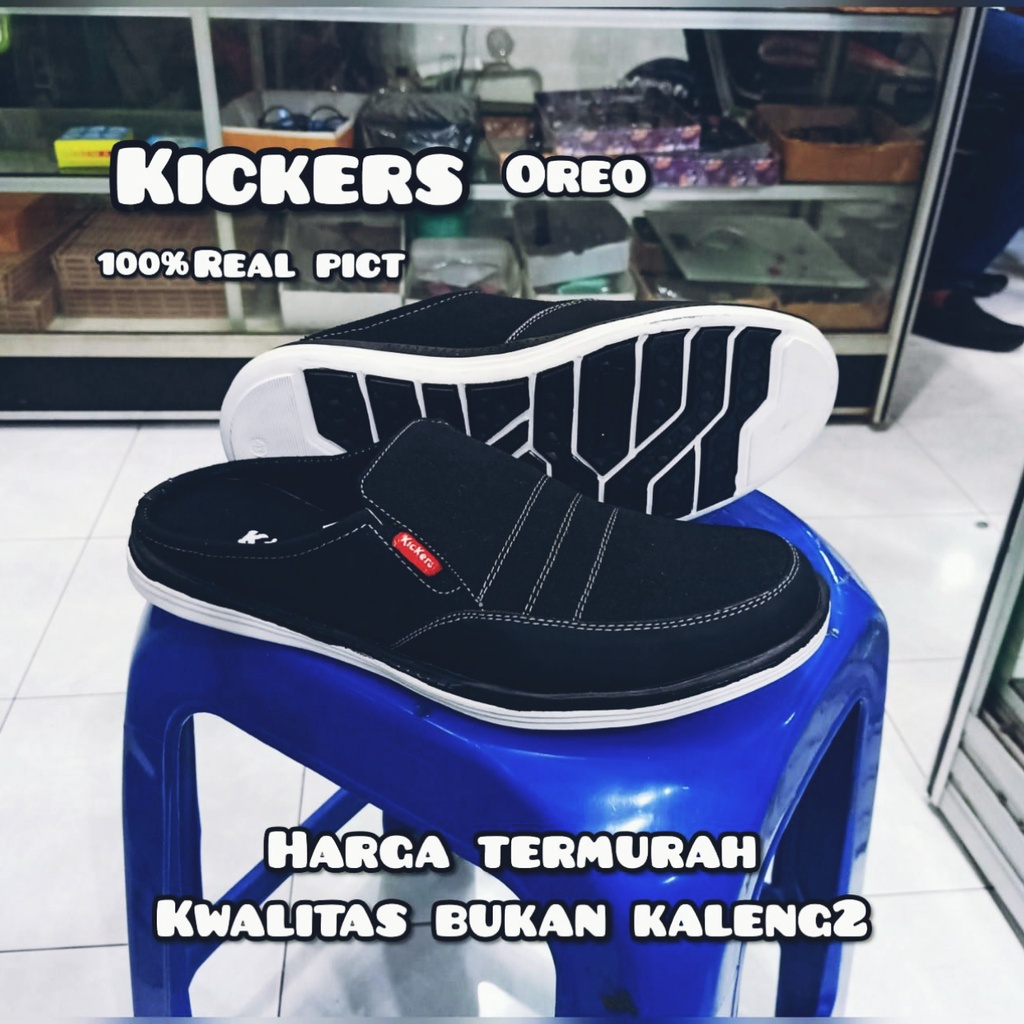 Sepatu slop/sepatu kickers /sepatu sandal /sepatu santai /slop kickers /kickers slop /kickers slipon
