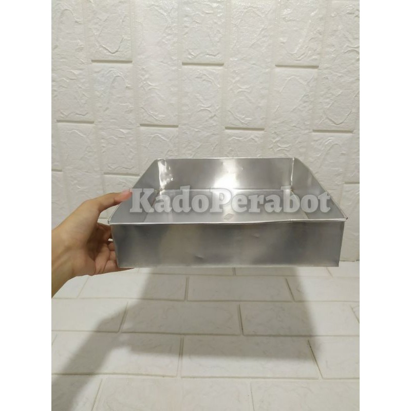 Loyang Kotak stainless - loyang kue lapis - loyang kotak bolu