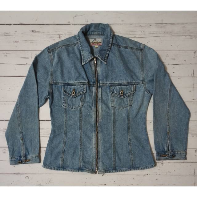 Arizona jaket jeans wanita (thrifting)