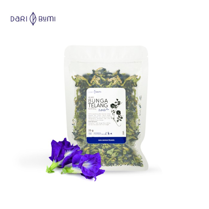 

Bunga Telang Kering 25 gr daribumi Butterfly Pea