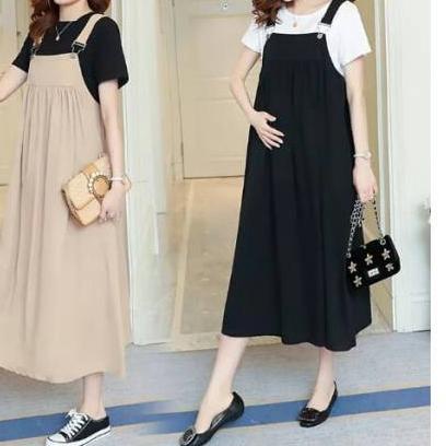 ☟ BAJU HAMIL MODERN OVERALL BUMIL XAE BAJU IBU HAMIL PAKAIAN BUMIL DRESS HAMIL MURAH KEKINIAN ○