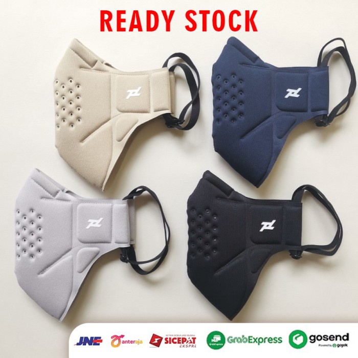 ✨ BISA COD ✨ Tomo Lifemask Official / Masker Anti Polusi + Filter N95 ORIGINAL - Hitam, M