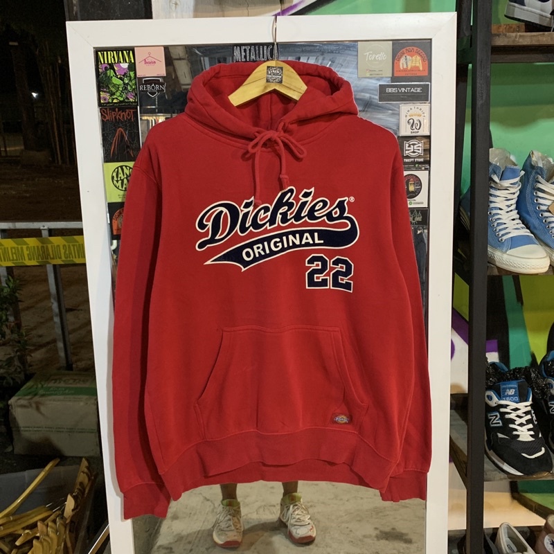 hoodie dickies merah original preloved