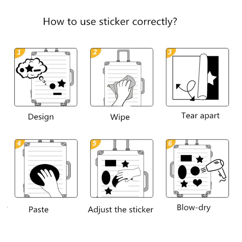 Agustina DIY Dekorasi Stiker Multi Digunakan Untuk Anak-Anak Dewasa Perlindungan Matahari Ada Pengulang Anime Jepang Decals