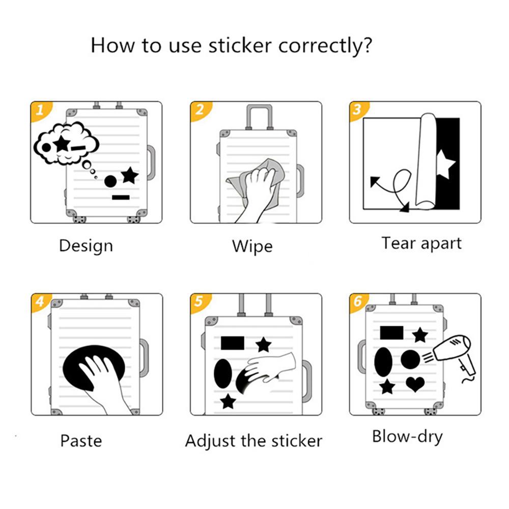 Lanfy DIY Dekorasi Stiker Multi Use Aesthetic Perlindungan Matahari No Repeat Anime Jepang Decals