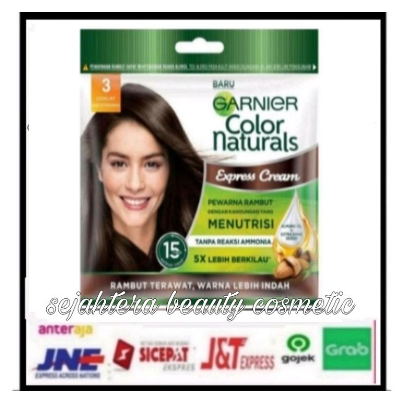 Jual garnier hair color pewarna rambut 20 G (no 3 coklat kehitaman