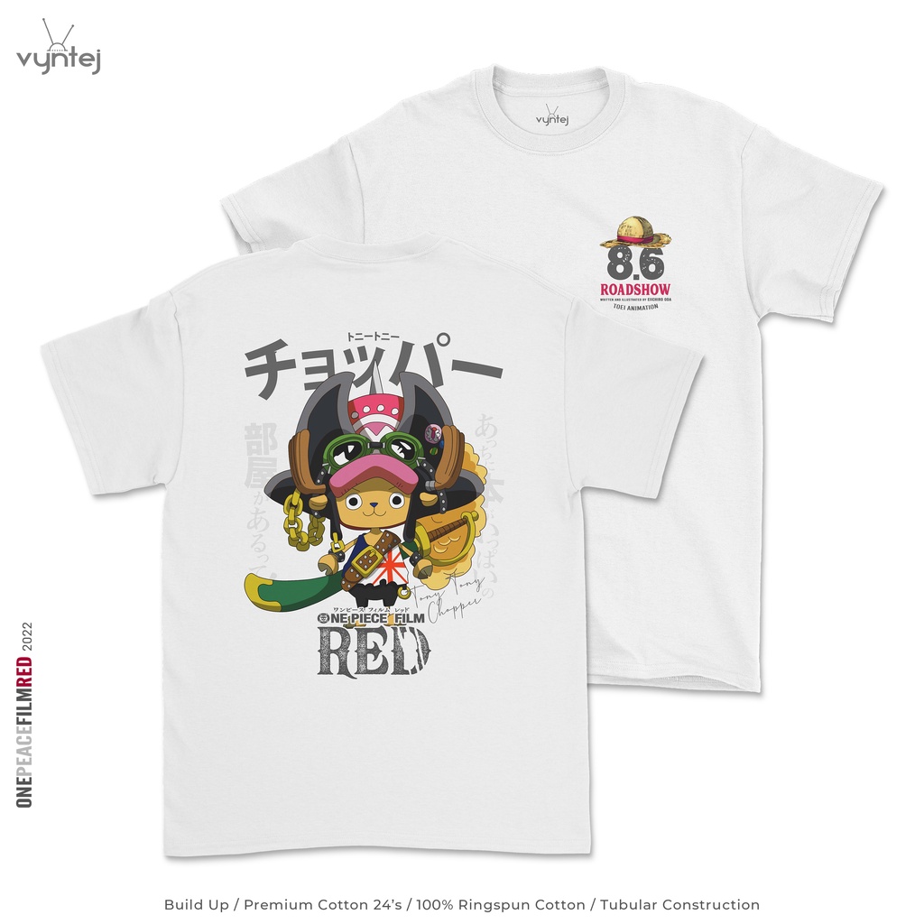 Kaos ONE PIECE FILM RED Tony Chopper  - Anime T Shirt | Baju Movie Manga - 011