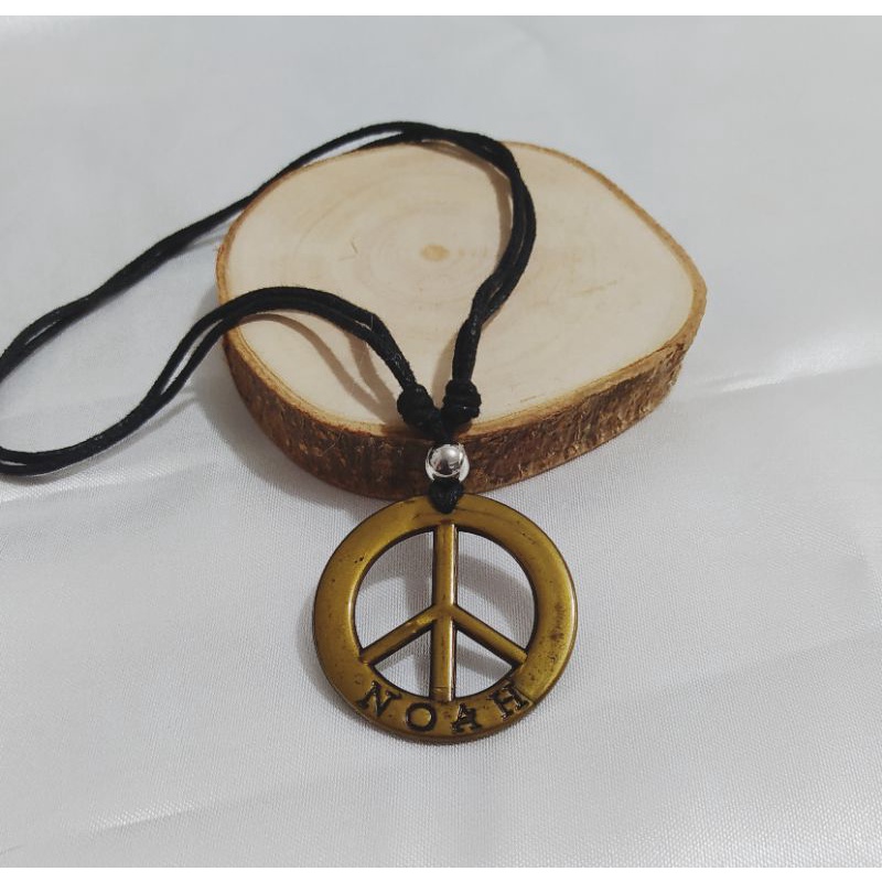 Kalung Tali Peace Noah Kekinian