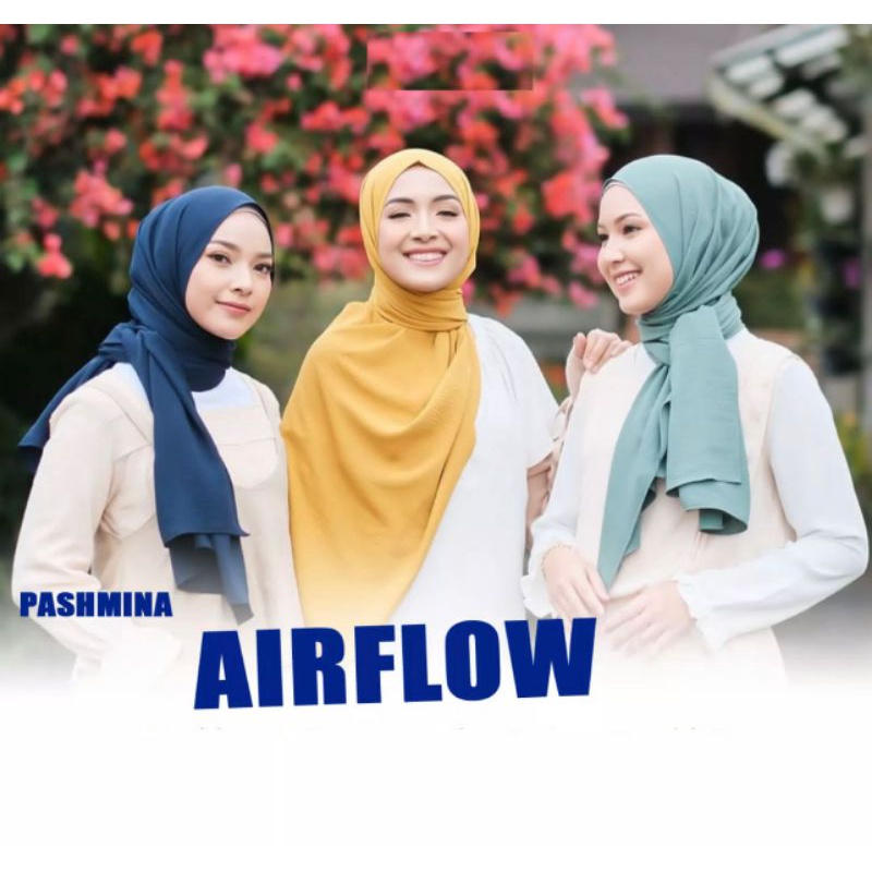 Dhia - Pashmina cotton crinkle/ airflow shawl premium /Tebal / best selleer / cod / murmer / import/