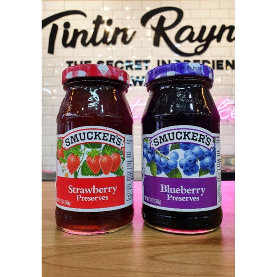 

Smuckers Selai Jam Blueberry Strawberry