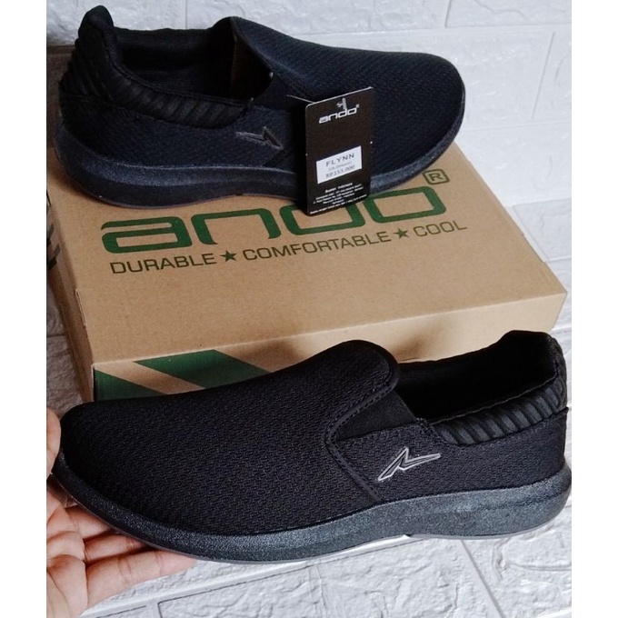 sepatu pria / ANDO / FUBORU / FLYNN / slip on / size 38-43