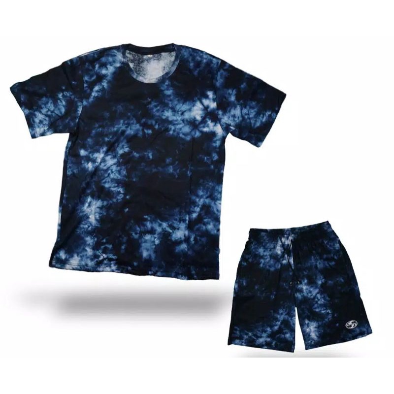 set celana pendek tie dye size S-5XL