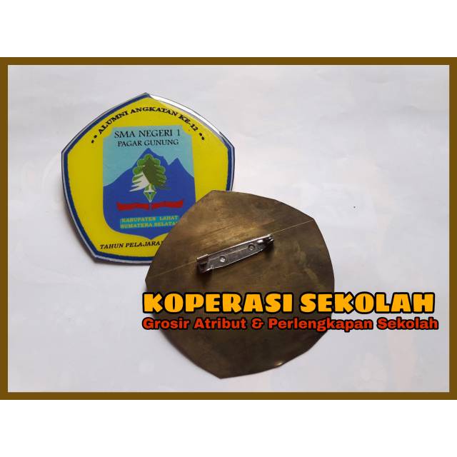 Pin Gordon Kuningan Model Peniti / Medali Wisuda Grosir Murah - Atribut Sekolah