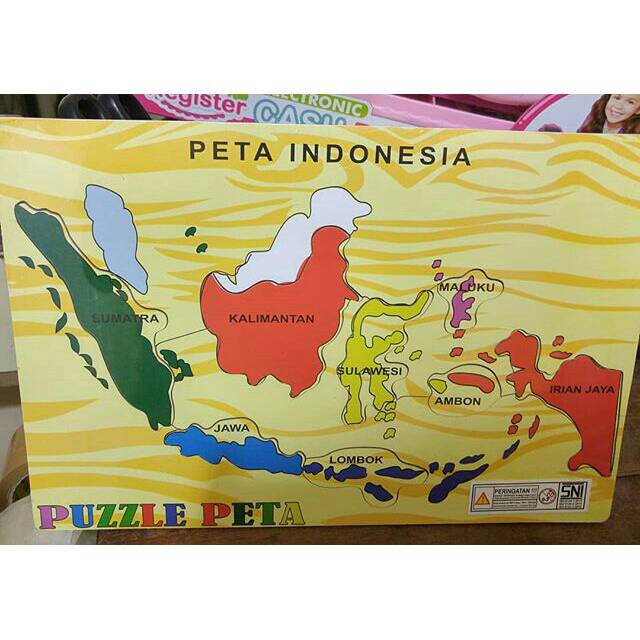 Peta Indonesia: Peta Indonesia Kartun