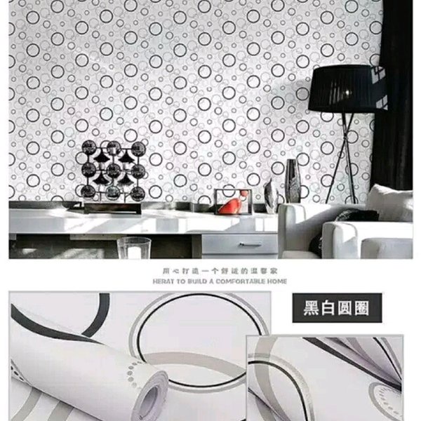 Walpeper Tembok  - Wallpaper Kamar Tidur - Wallpaper 10MX45 POLKADOT