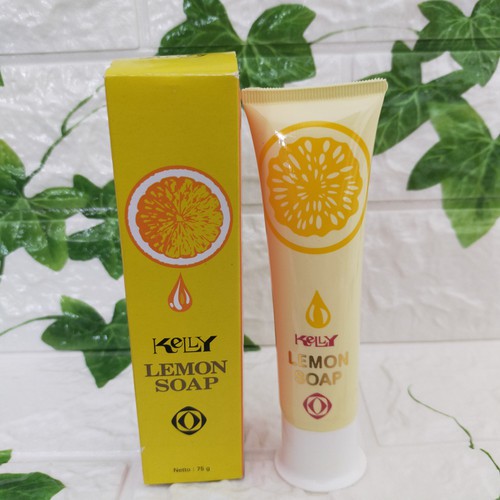 Jual KELLY FACIAL FOAM SOAP LEMON 75 gram 100ORIGINAL Shopee Indonesia