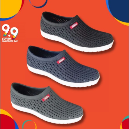 NK 152 - Paling murahcek nikko 8155 terbaru Sepatu 8152 Pria / Sepatu Slip / Sandal Karet BAHAN PVC 