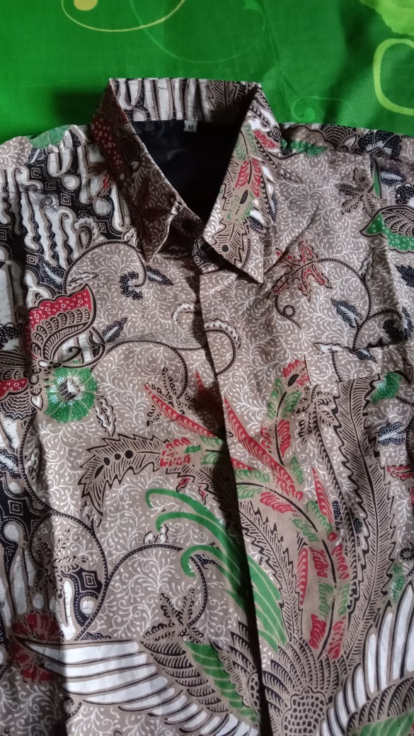 [full Furing] Kemeja Batik Pria Lengan Panjang Sasmakha Bahan Katun Sragenan By Kanaya