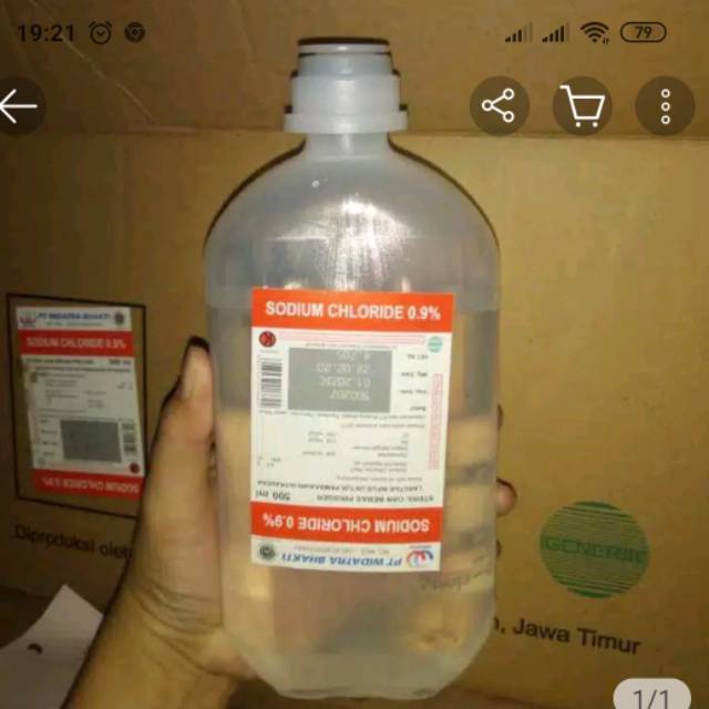  Nacl  cairan infus  500 ml natrium cloride 0 9 Shopee 