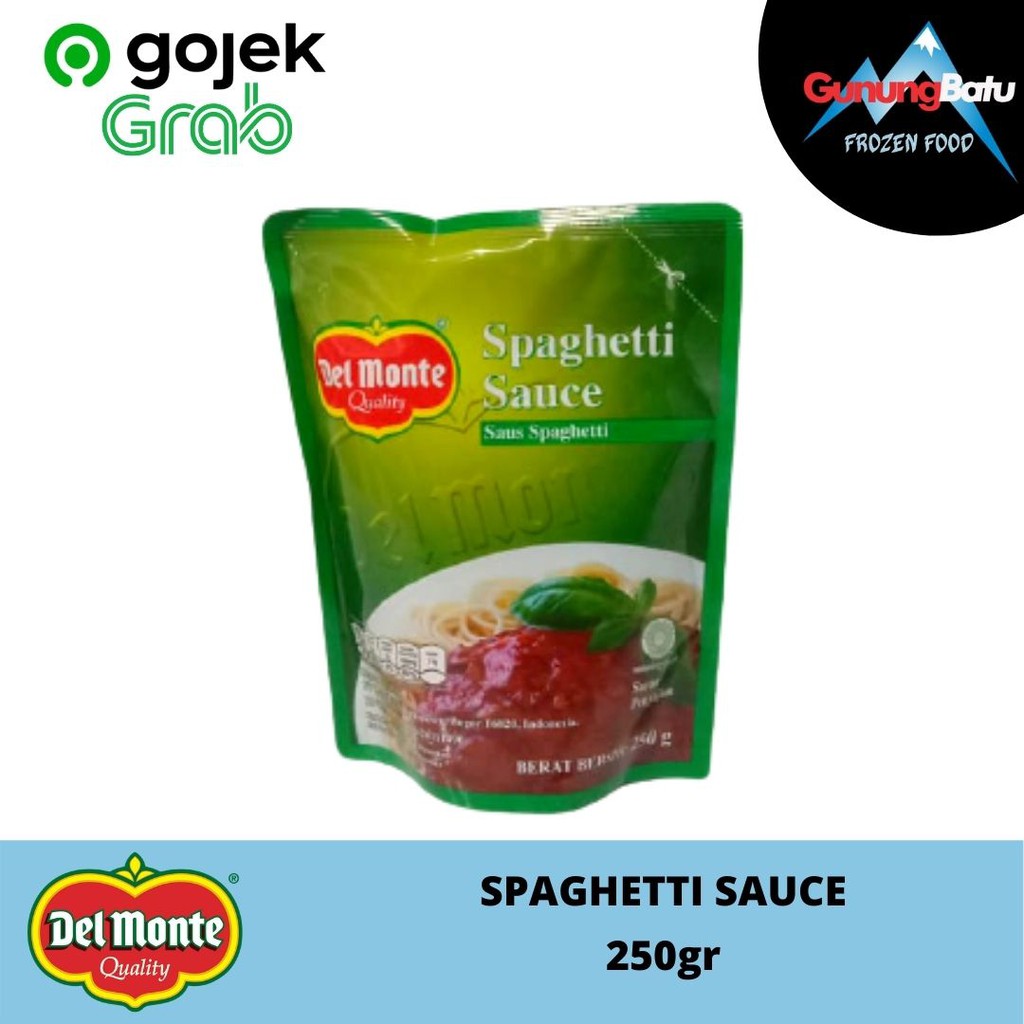 

DELMONTE SPAGHETTI SAUCE 250GR/ SAUS SPAGHETTI/ SAUS SPAGETI