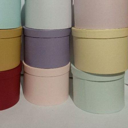 

❆ Gift Box Bulat D20T12/BloomBox Flower/Round Flower Box/Box Bulat/Box Bunga/Box Bunga Bulat ♜