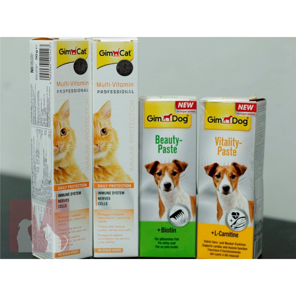 GIMDOG BEAUTY PASTE VITAMIN + BIOTIN - 50gr / Vitamin Untuk Anjing