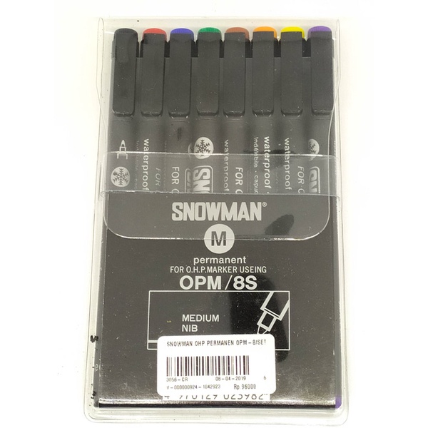 

Snowman Ohp Permanen Opm-8/Set