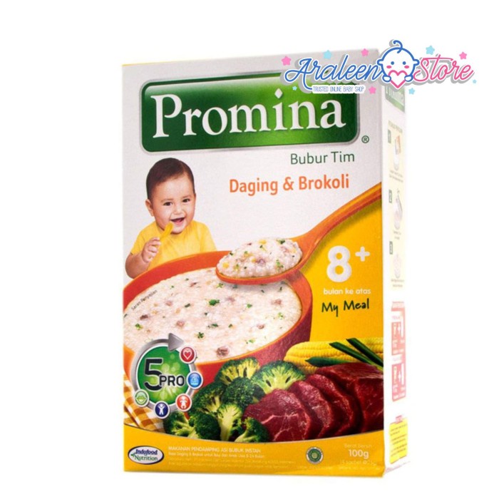 BAYI-BUBUR-SEREAL- PROMINA 8+ BUBUR TIM MPASI BAYI MULAI USIA 8 BULAN - ATI AYAM KAMPUN -SEREAL-