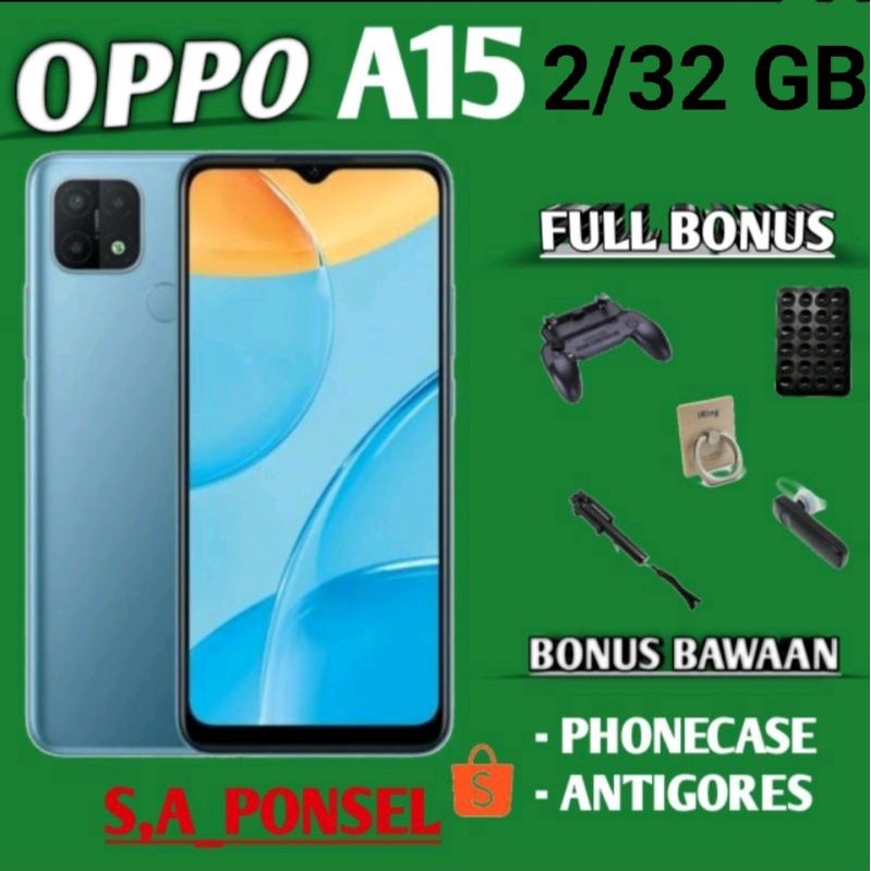 OPPO A15 RAM 2/32 GB GARANSI RESMI OPPO