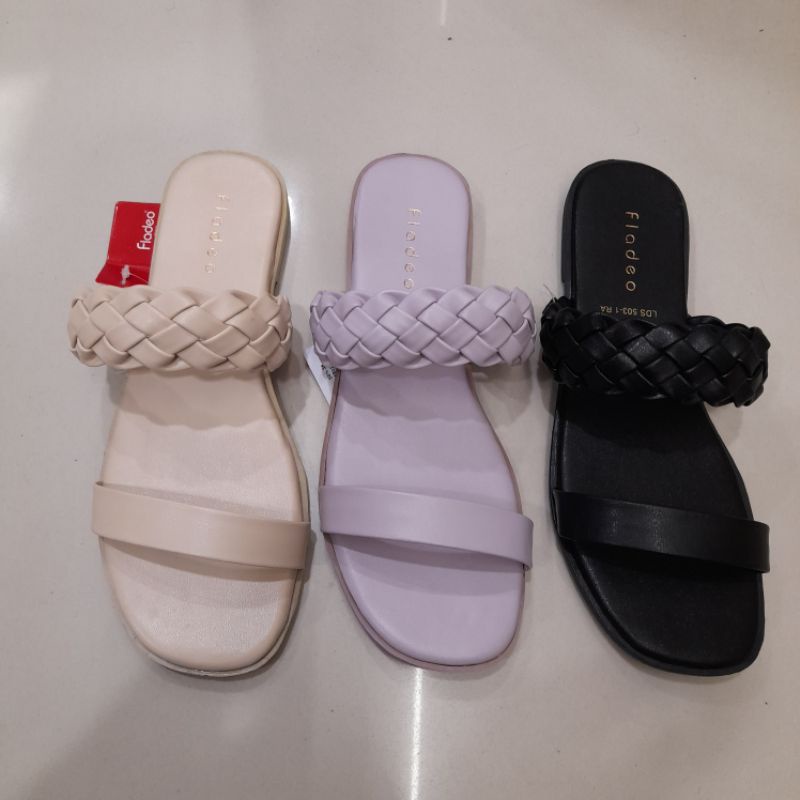 sandal flat wanita fladeo