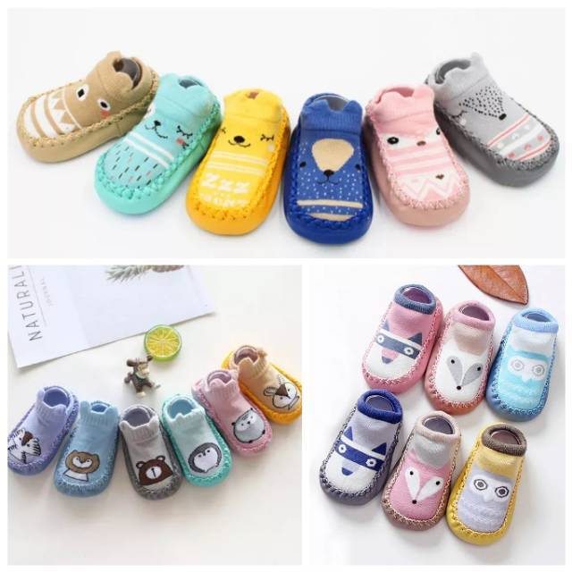 Ykn kaos  kaki  bayi sepatu  anti slip untuk  prewalker 
