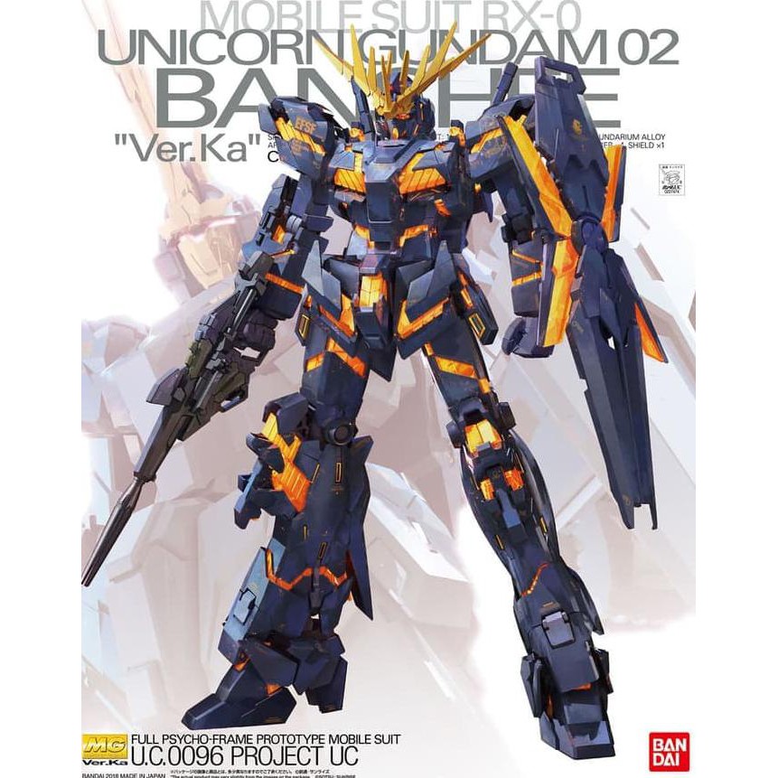 Promo  Terbaru  MG 1/100 Unicorn Gundam 02 Banshee Ver.Ka - Mobile Suit Gundam Unicorn