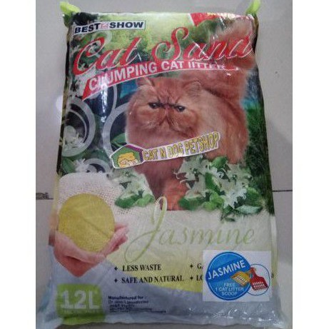 pasir wangi+gumpal Cat Sand 12liter