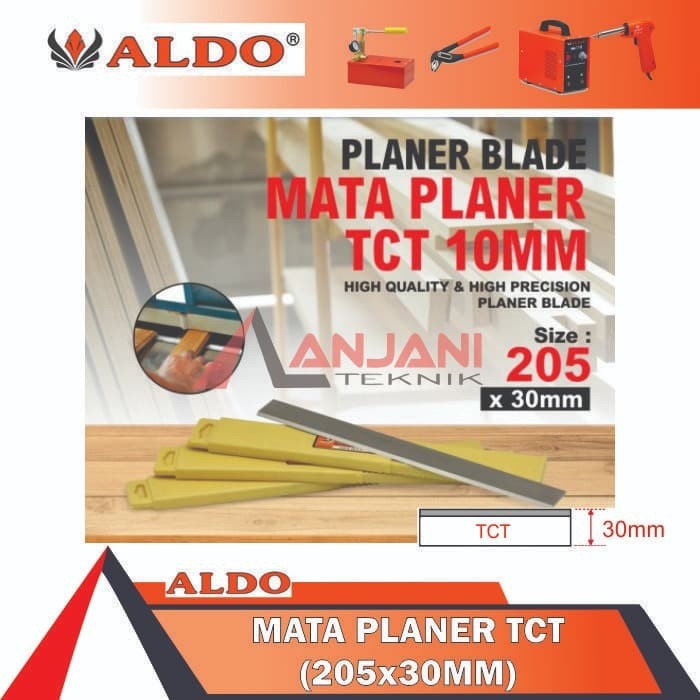 MATA PISAU PLANER TCT 8 INCH ALDO SUGU SERUT KETAM PASRAH KAYU 30 mm